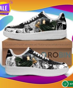 AOT Mikasa Air Force Sneakers Attack On Titan Anime NAF Shoes AOT Mikasa Air Force Sneakers Attack On Titan Anime NAF Shoes