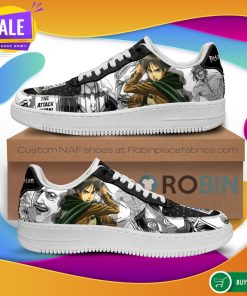 AOT Scout Eren Air Force Sneakers Attack On Titan Anime NAF Shoes
