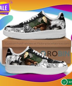 AOT Scout Erwin Air Force Sneakers Attack On Titan Anime NAF Shoes