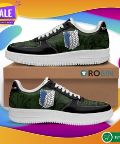 AOT Scout Regiment Air Force Sneakers Attack On Titan Anime Custom NAF Shoes AOT Scout Regiment Air Force Sneakers Attack On Titan Anime Custom NAF Shoes
