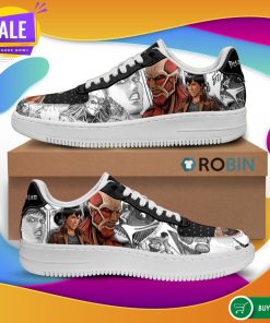 AOT Titan Giant Air Force Sneakers Attack On Titan Anime Manga Shoes