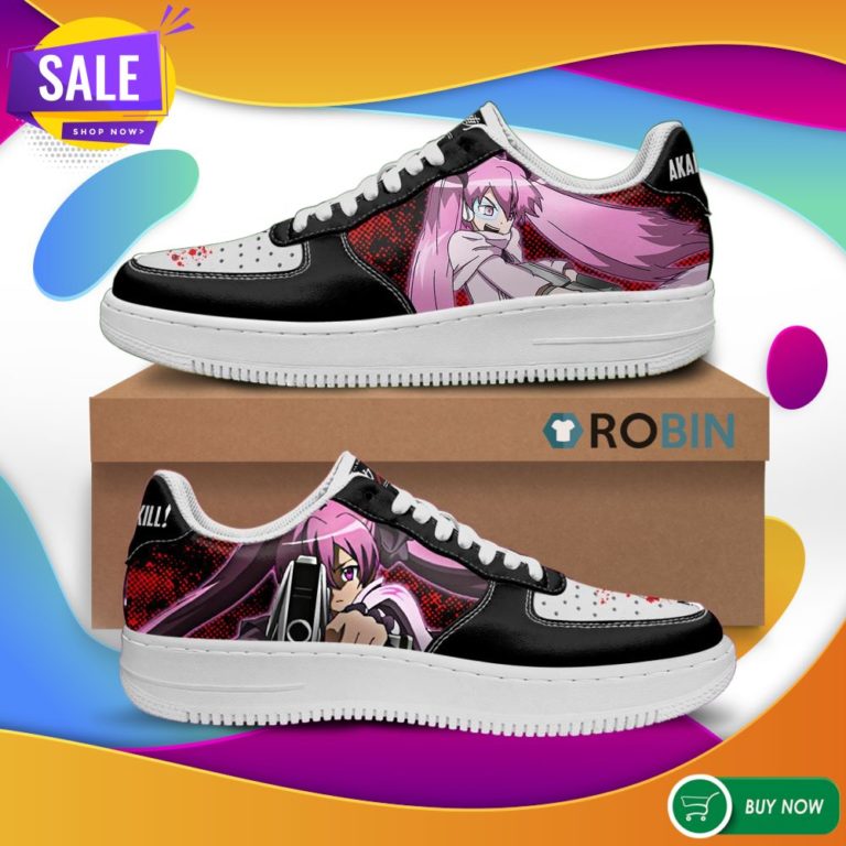 Akame Ga Kill Mine Air Force Shoes Custom Anime Sneakers