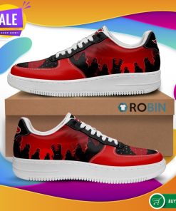 Akatsuki Air Force Sneakers Cloud Team Naruto Anime Custom NAF Shoes