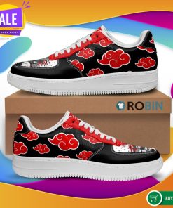 Akatsuki Cloud Air Force Shoes Black Naruto Anime NAF Shoes Akatsuki Cloud Air Force Shoes Black Naruto Anime NAF Shoes