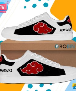 Akatsuki Cloud Skate Shoes Naruto Anime Custom Sneaker Akatsuki Cloud Skate Shoes Naruto Anime Custom Sneaker