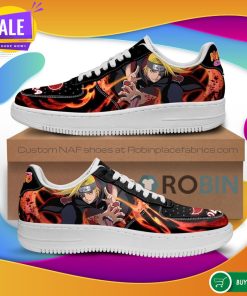 Akatsuki Deidara Air Force Sneakers Custom Naruto Anime NAF Shoes Leather