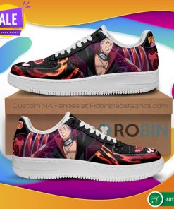Akatsuki Hidan Air Force Sneakers Custom Naruto Anime NAF Shoes Leather