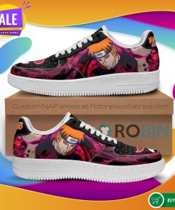 Akatsuki Pain Air Force Sneakers Custom Naruto Anime NAF Shoes Leather