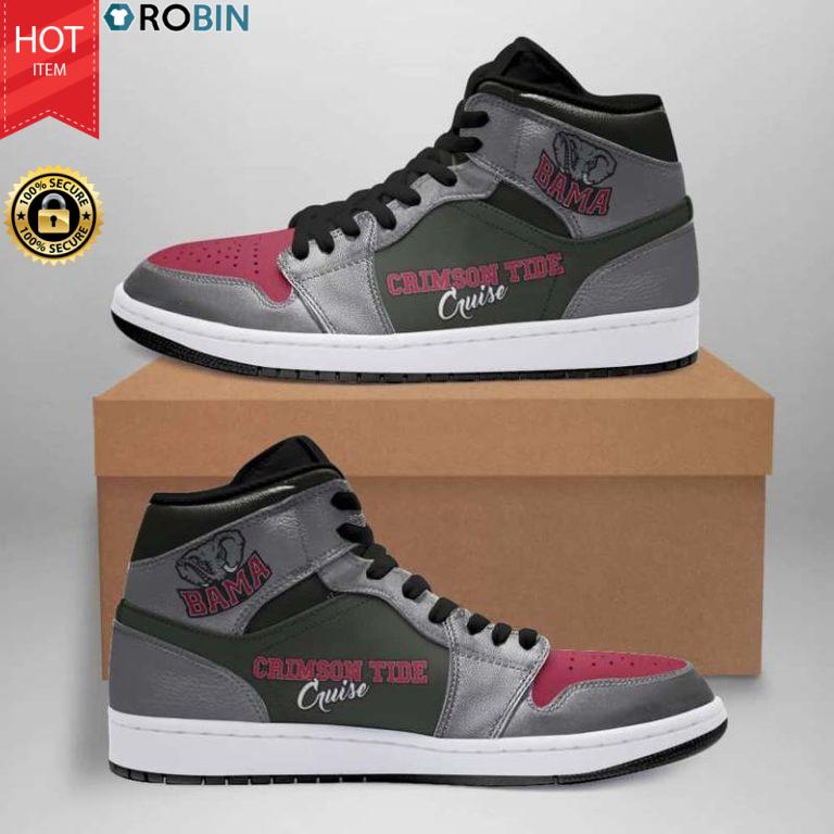 Alabama Crimson Tide Jordan 1 High Shoes