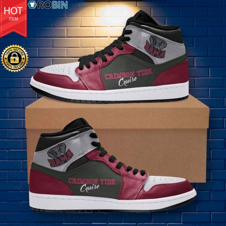 Alabama Crimson Tide Cruise Shoes – Jordan 1 High Sneaker