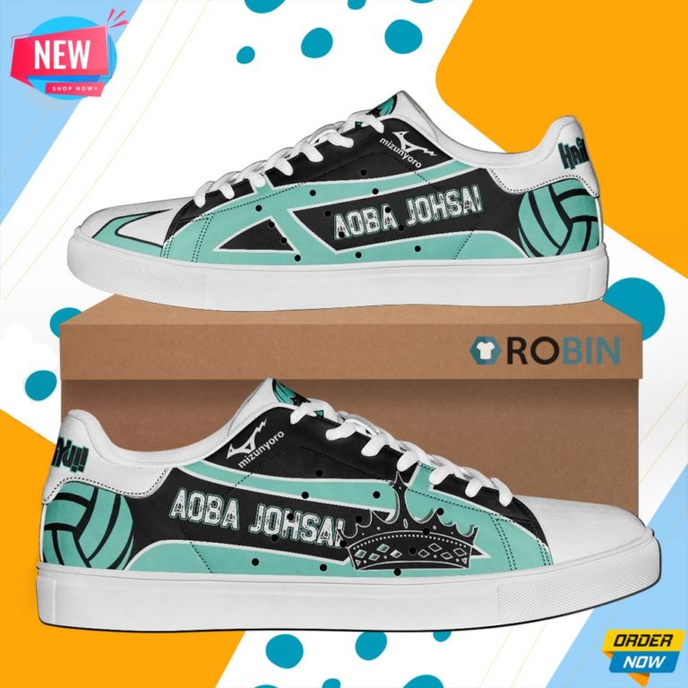 Aoba Johsai High Skate Shoes Haikyuu Anime Custom Sneaker