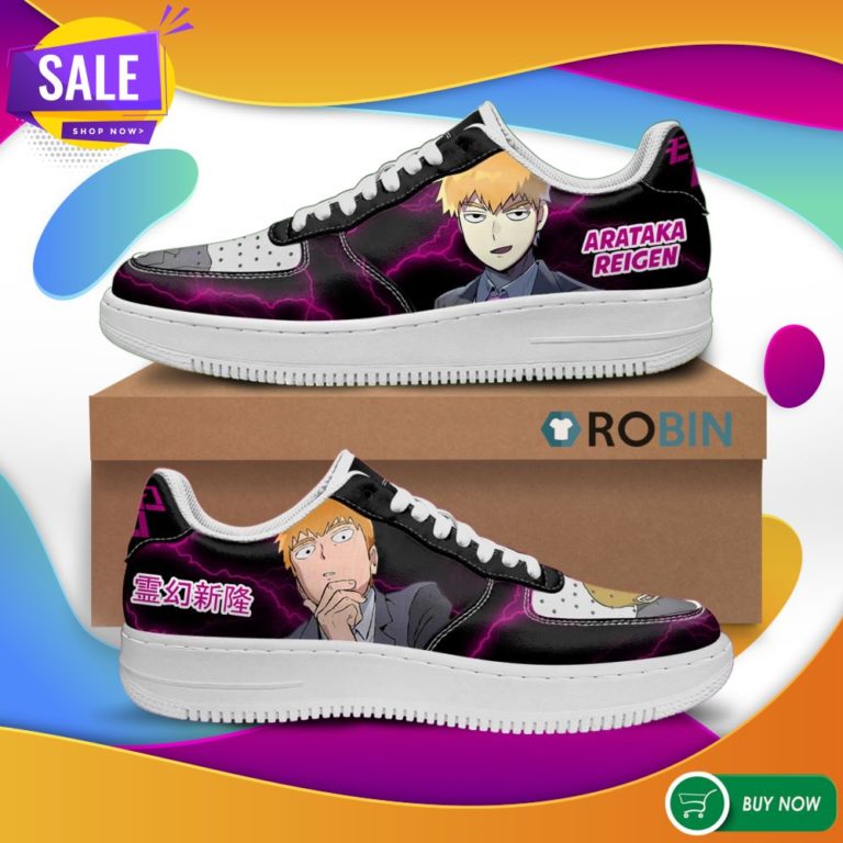 Arataka Reigen Air Force Shoes Mob Pyscho 100 Anime Sneakers