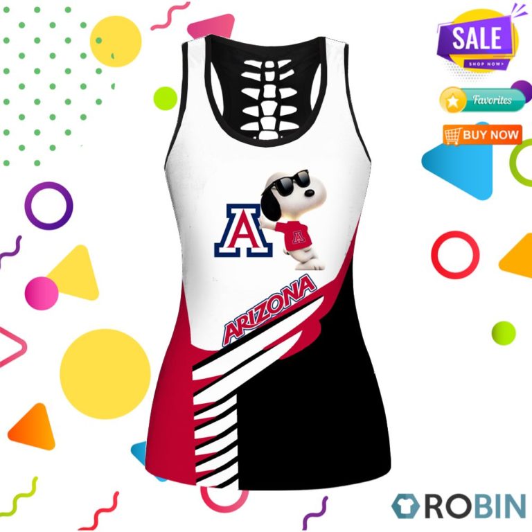 Arizona Wildcats Snoopy Hollow Tanktop & Legging Set