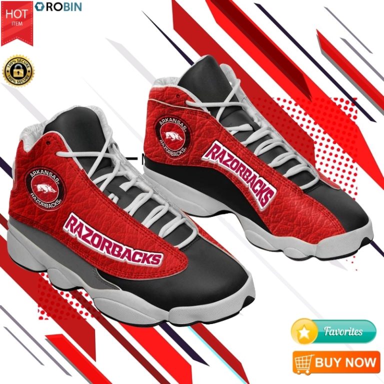 Arkansas Razorbacks Sneakers Jordan 13 Shoes