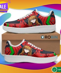 Asuka Langley Shikinami Air Force Sneakers Neon Genesis Evangelion Shoes Asuka Langley Shikinami Air Force Sneakers Neon Genesis Evangelion Shoes