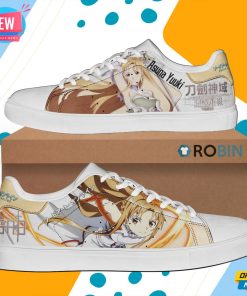 Asuna Skate Shoes Sword Art Online Anime Sneaker Asuna Skate Shoes Sword Art Online Anime Sneaker