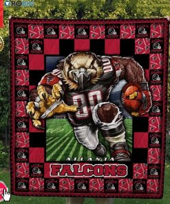 Atlanta Falcons Football Quilt Blanket Atlanta Falcons Football Quilt Blanket