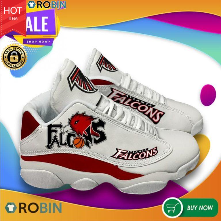 Atlanta Falcons Football Team Air Jordan 13 Sneakers