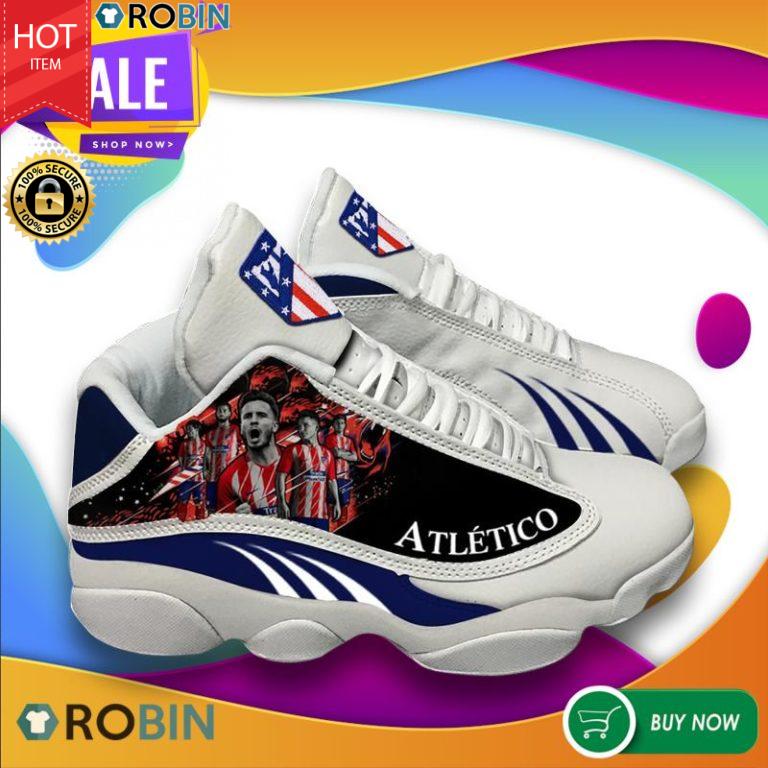Atletico Madrid Football Team Air Jordan 13 Sneakers