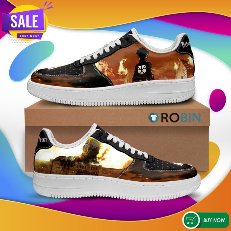 Attack On Titan Air Force Shoes AOT  Anime NAF Shoes
