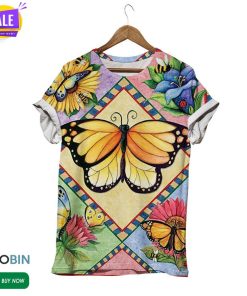 Trendy Butterfly  3D All Over Print T-Shirt