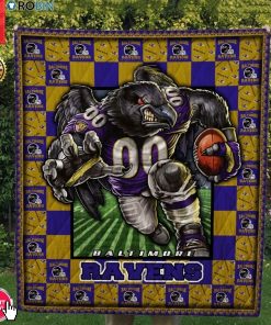 Baltimore Ravens Football Quilt Blanket Baltimore Ravens Football Quilt Blanket