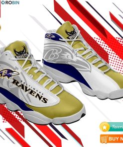 Baltimore Ravens Sneakers Football Team Sneakers Jordan 13 Shoes Baltimore Ravens Sneakers Football Team Sneakers Jordan 13 Shoes