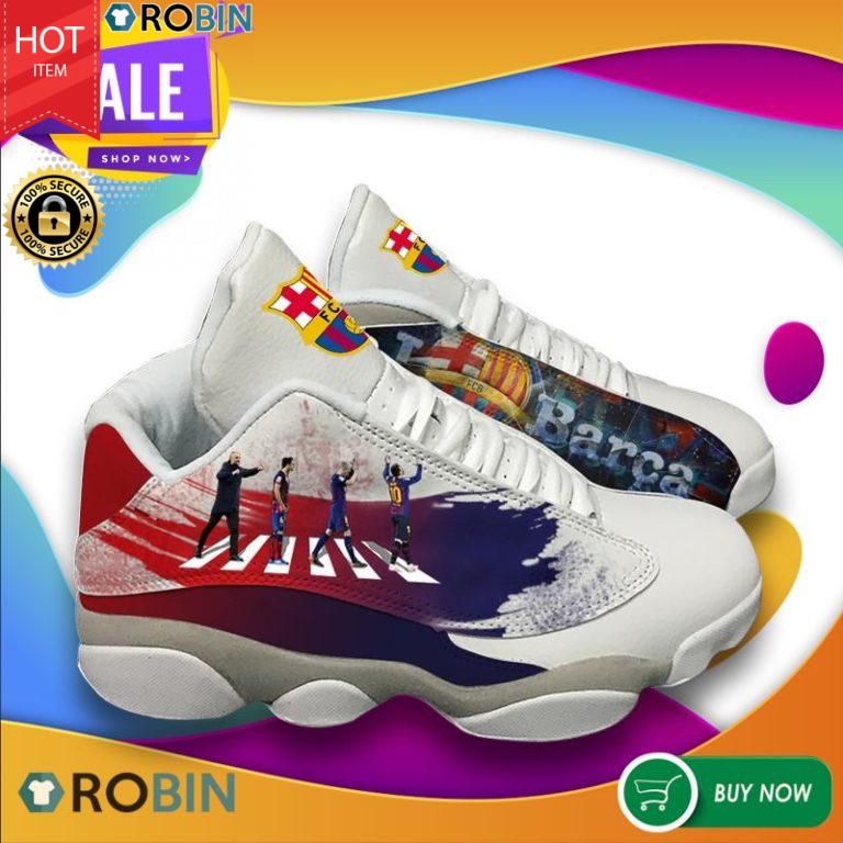 Barcelona Football Team Air Jordan 13 Sneakers
