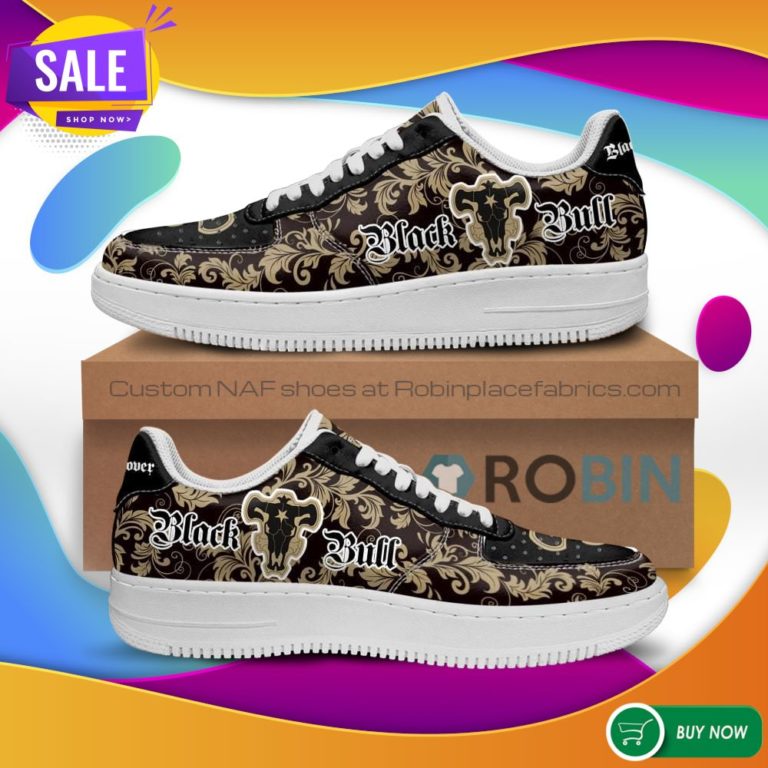 Black Clover NAF Shoes Magic Knights Squad Black Bull Air Force Sneakers Anime
