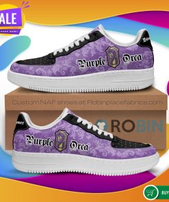 Black Clover NAF Shoes Magic Knights Squad Purple Orca Air Force Sneakers Anime