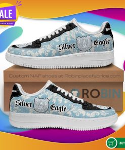 Black Clover NAF Shoes Magic Knights Squad Silver Eagle Air Force Sneakers Anime