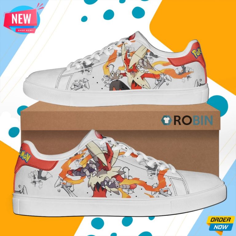 Blaziken Skate Shoes Pokemon Stan Smith Shoes