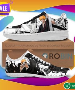 Bleach Ichigo Air Force Sneakers Bleach Anime NAF Shoes