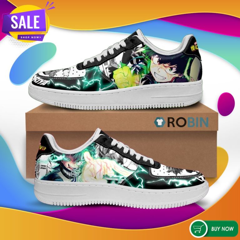 Boku No Hero Academia Izuku Midoriya Air Force Shoes