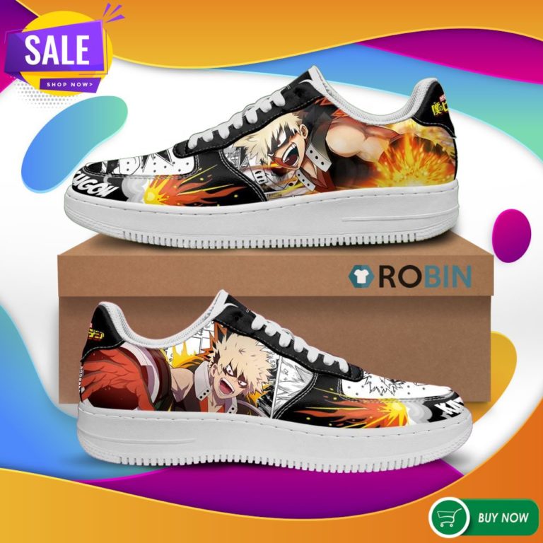 Boku No Hero Academia Katsuki Bakugou Air Force Shoes