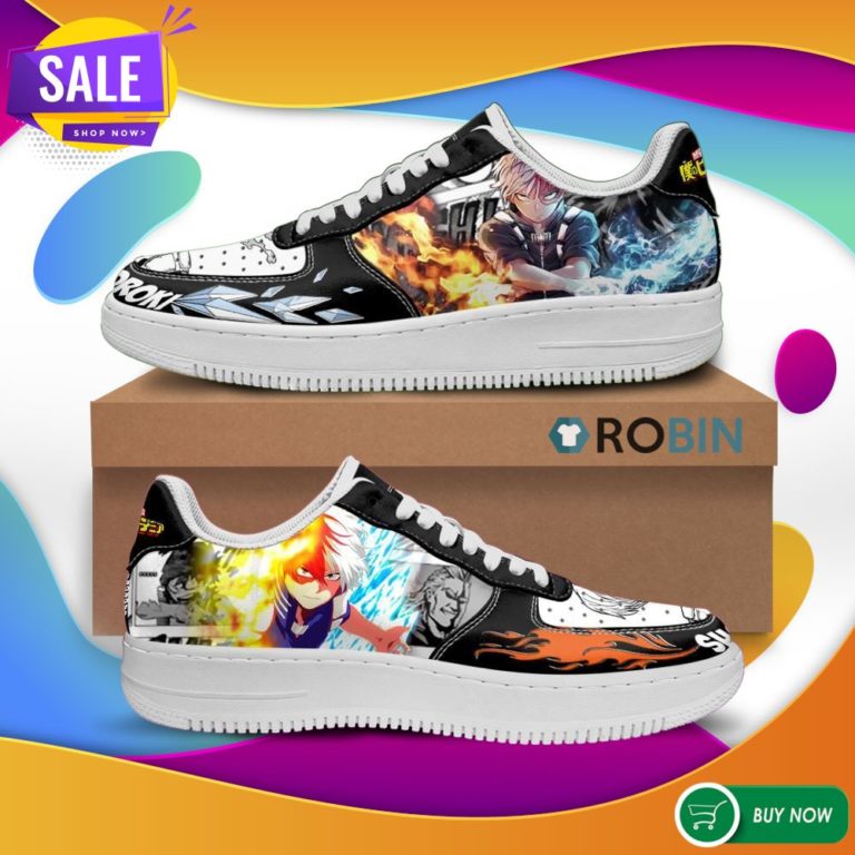 Boku No Hero Academia Shoto Todoroki Air Force Shoes