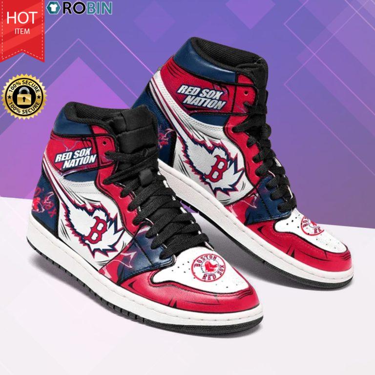 Boston Red Sox Shoes – Jordan 1 High Sneaker