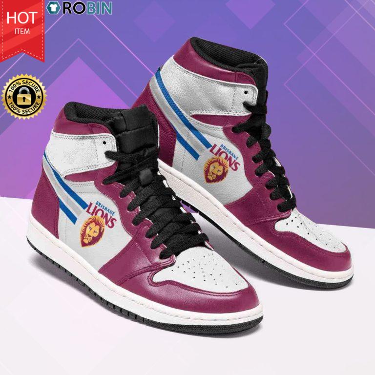 Brisbane Lions Afl Shoes – Jordan 1 High Sneaker