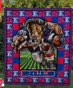 Buffalo Bills Football Quilt Blanket Buffalo Bills Football Quilt Blanket