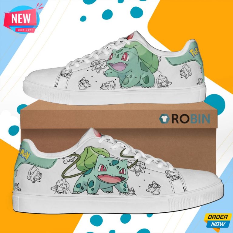 Bulbasaur Skate Shoes Pokemon Stan Smith Shoes