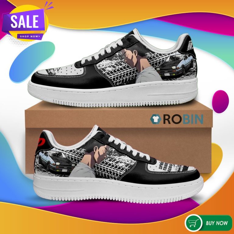 Bunta Fujiwara Air Force Shoes Initial D Anime Sneakers