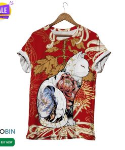 Queen Cat  3D All Over Print T-Shirt