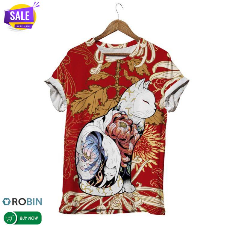 Queen Cat  3D All Over Print T-Shirt