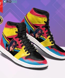 Captain Marvel Marvel Shoes – Jordan 1 High Sneaker