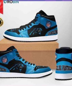 Carolina Panthers Nfl Shoes – Jordan 1 High Sneaker