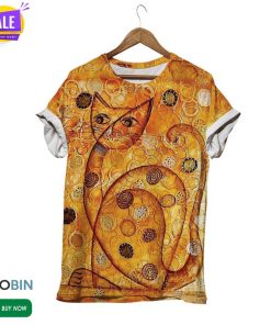 Yellow Kitten  3D All Over Print T-Shirt