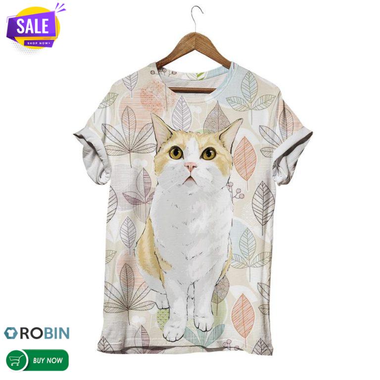 Dreaming Kitty  3D All Over Print T-Shirt