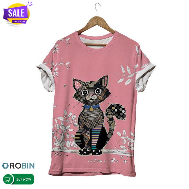 Bug Art Kitten  3D All Over Print T-Shirt
