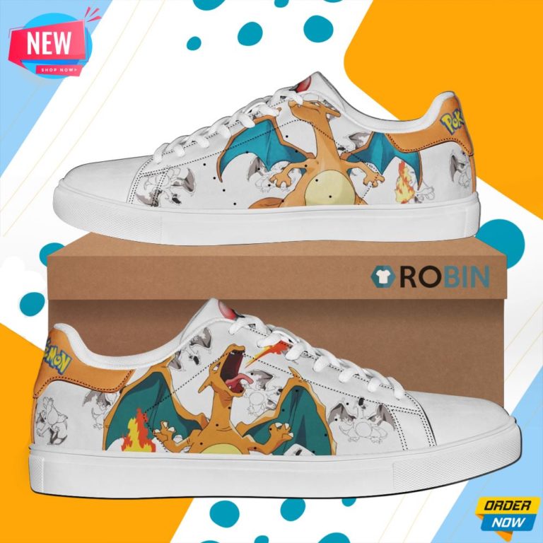Charizard Skate Shoes Pokemon Stan Smith Shoes