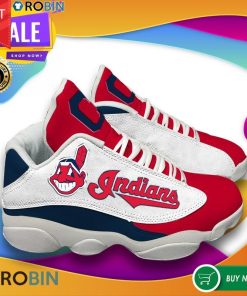 Cleveland Indians Air Jordan 13 Sneakers Cleveland Indians Air Jordan 13 Sneakers